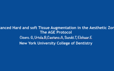 Advanced Hard and soft Tissue Augmentation in the Aesthetic Zone: The AGE Protocol