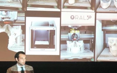 Doctor Giuseppe Cicero in Boston at “The Future of 3D printing in Medicine and Dentistry” summit.